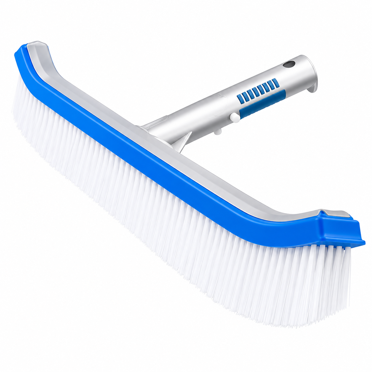 Cepillo combinado de nylon y cerdas metálicas de 18 pulgadas para piscina