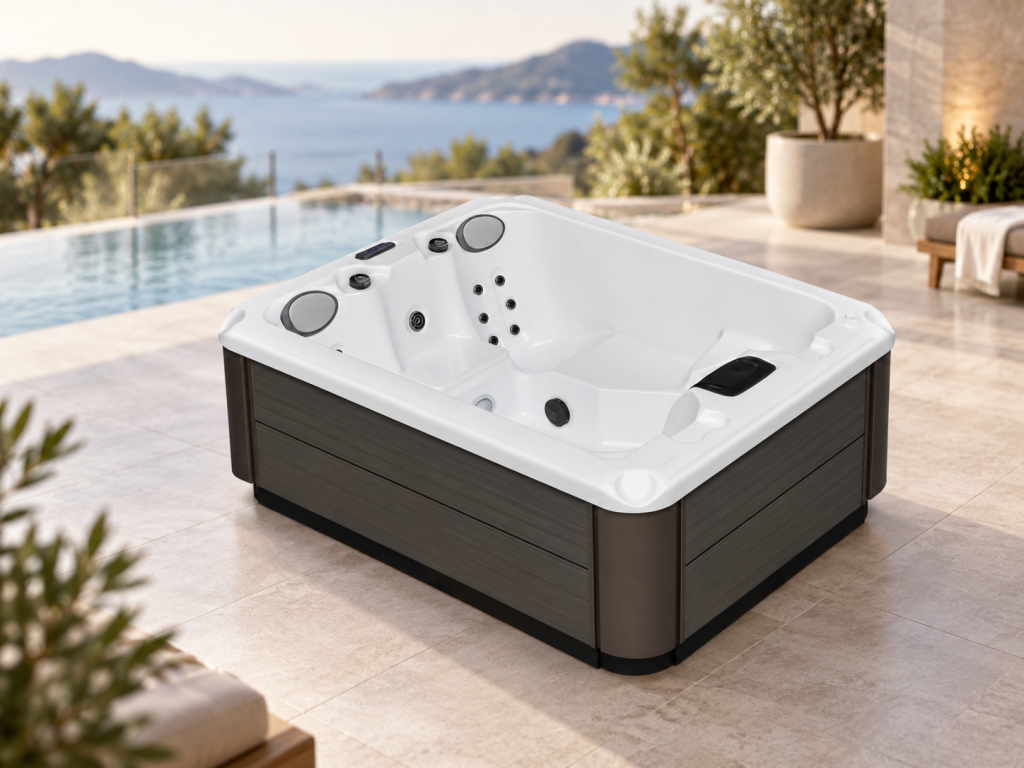 Jacuzzi SENA 216 x 176 x 80 cm, 26 jets, capacidad para 5 personas
