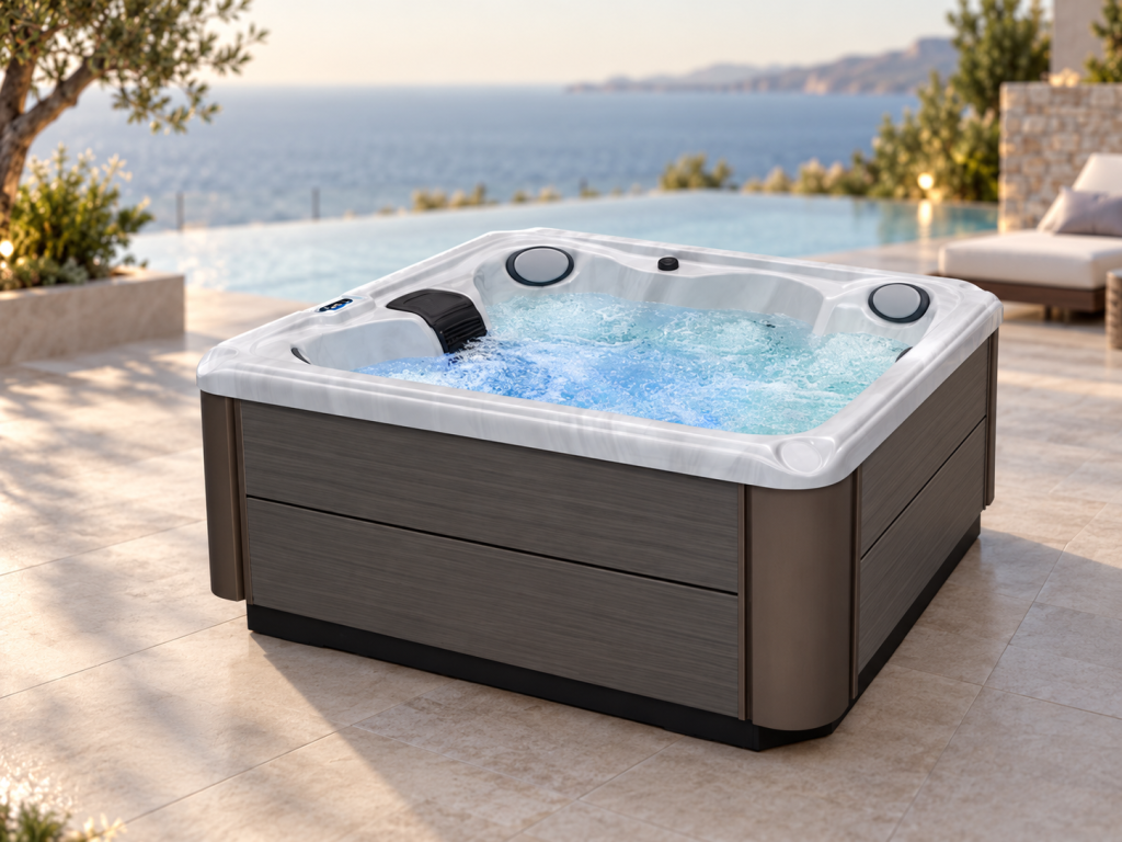 Jacuzzi ZEN 208 x 208 x 80 cm, 30 jets, capacidad para 5 personas