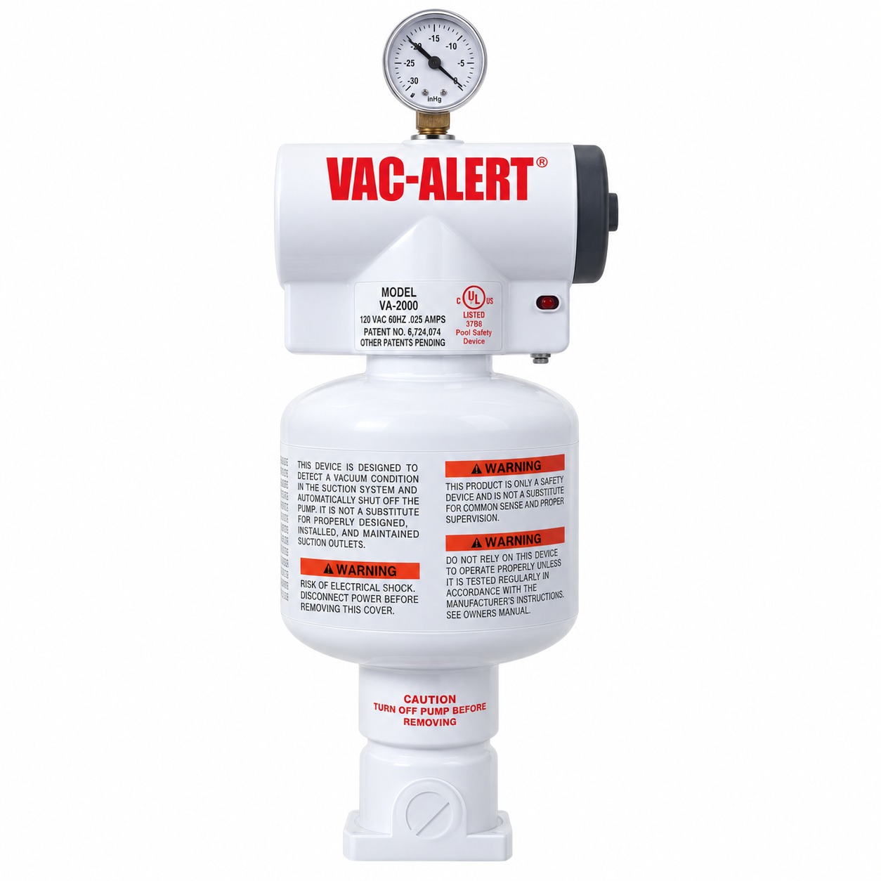 Válvula antientrapamiento VAC-ALERT