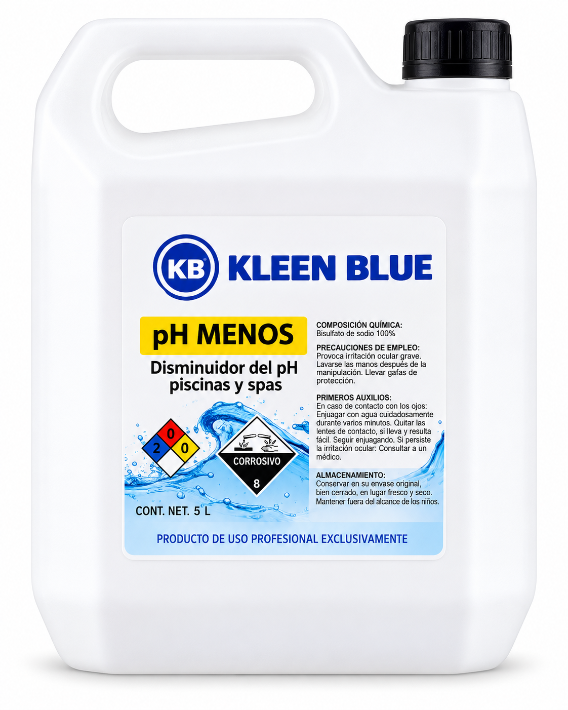 pH MENOS KLEEN BLUE